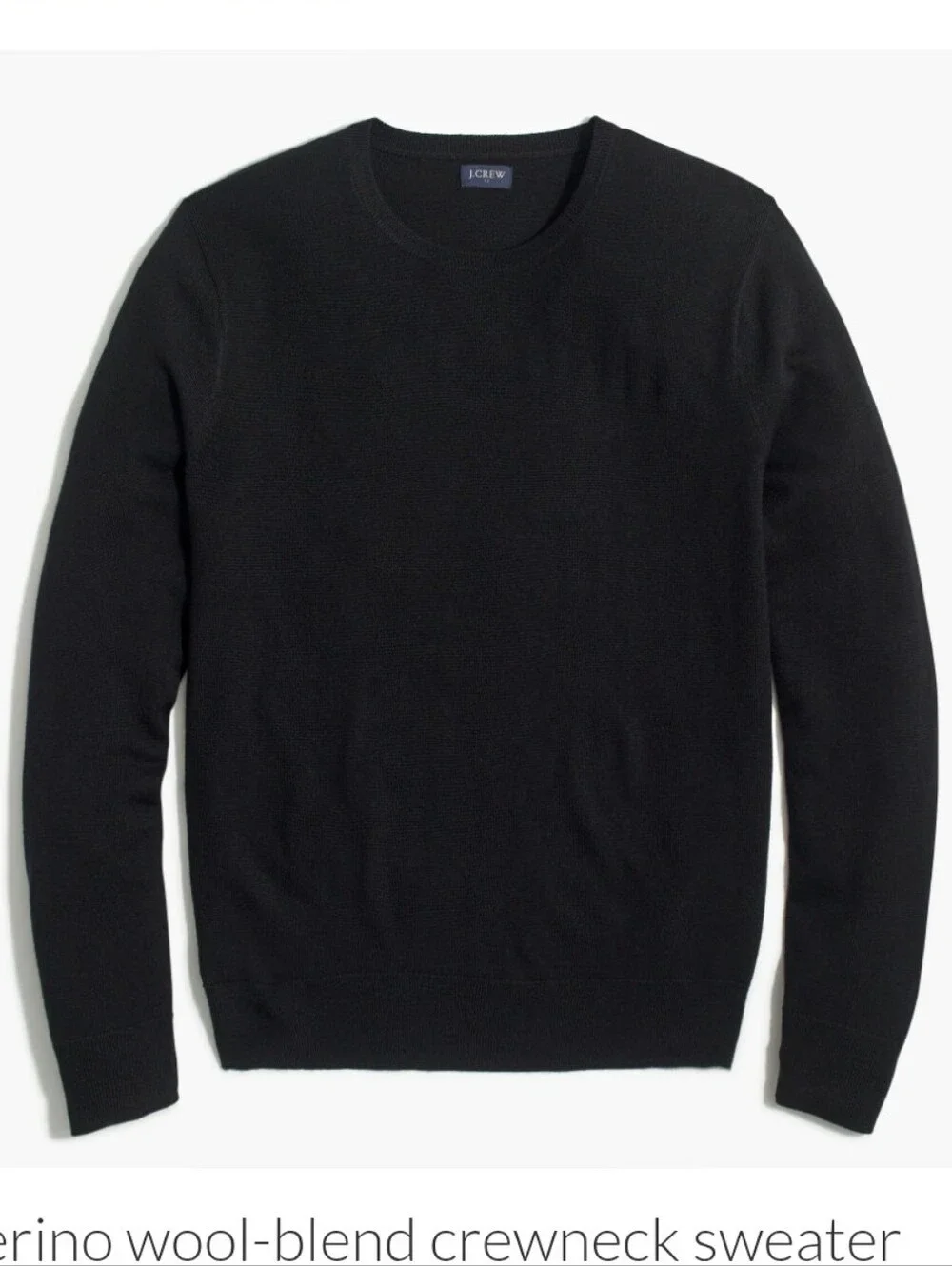 J. Crew Merino Wool-Blend Crewneck Sweater- XL
